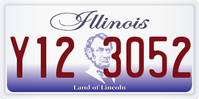 IL license plate Y123052