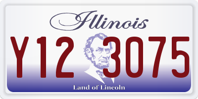 IL license plate Y123075