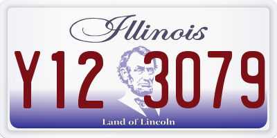 IL license plate Y123079