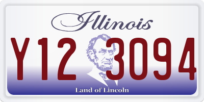 IL license plate Y123094