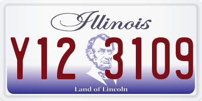 IL license plate Y123109