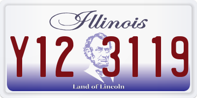 IL license plate Y123119