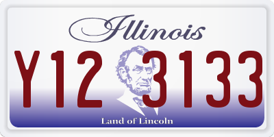 IL license plate Y123133