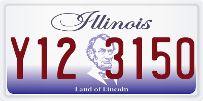 IL license plate Y123150