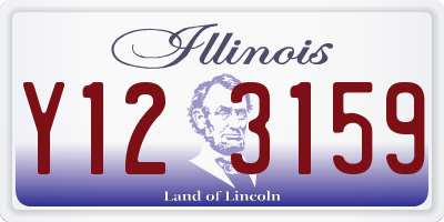 IL license plate Y123159