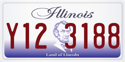 IL license plate Y123188