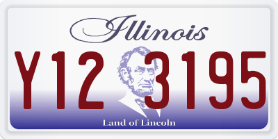 IL license plate Y123195