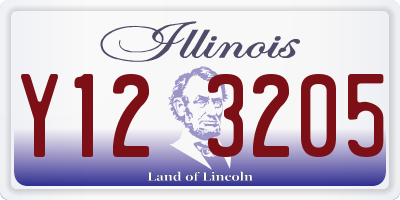 IL license plate Y123205