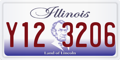 IL license plate Y123206