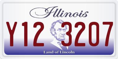 IL license plate Y123207