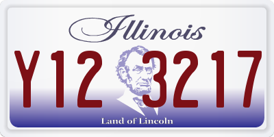 IL license plate Y123217