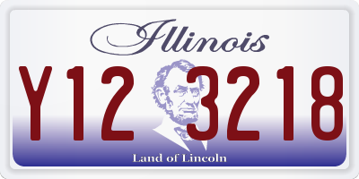 IL license plate Y123218