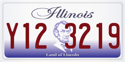 IL license plate Y123219