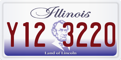 IL license plate Y123220