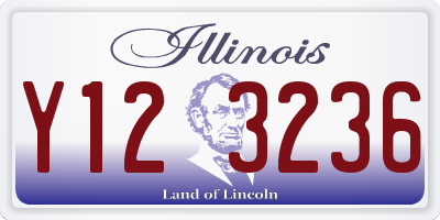 IL license plate Y123236