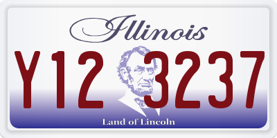 IL license plate Y123237