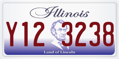 IL license plate Y123238