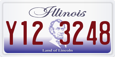 IL license plate Y123248
