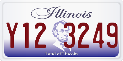 IL license plate Y123249