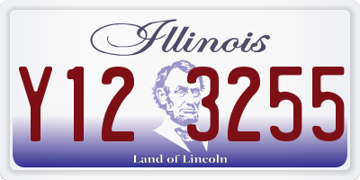 IL license plate Y123255