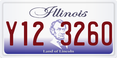 IL license plate Y123260