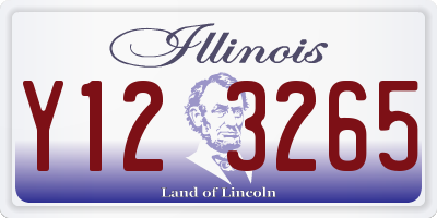 IL license plate Y123265