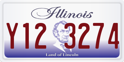 IL license plate Y123274