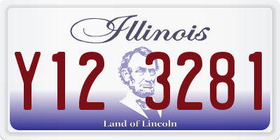 IL license plate Y123281