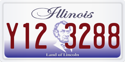 IL license plate Y123288