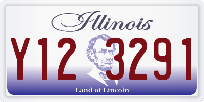 IL license plate Y123291