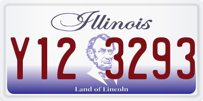 IL license plate Y123293