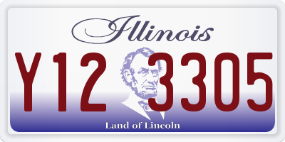 IL license plate Y123305
