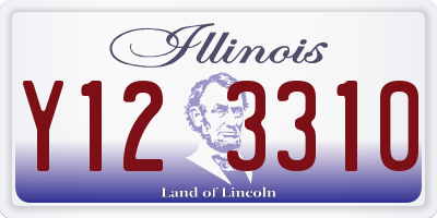 IL license plate Y123310