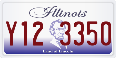 IL license plate Y123350