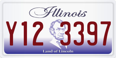 IL license plate Y123397