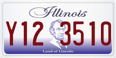 IL license plate Y123510