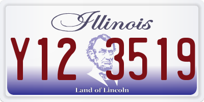 IL license plate Y123519