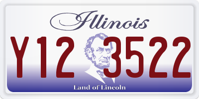 IL license plate Y123522