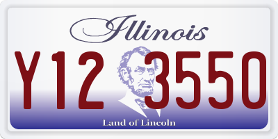 IL license plate Y123550