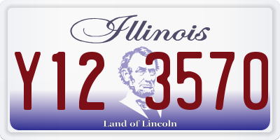 IL license plate Y123570