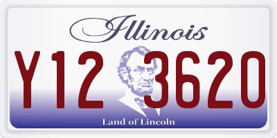 IL license plate Y123620