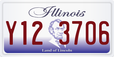 IL license plate Y123706