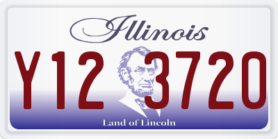 IL license plate Y123720
