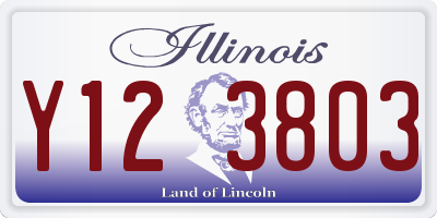 IL license plate Y123803