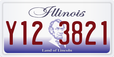 IL license plate Y123821
