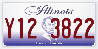 IL license plate Y123822
