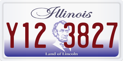 IL license plate Y123827