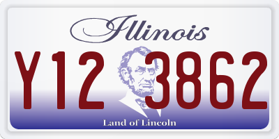 IL license plate Y123862