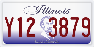 IL license plate Y123879
