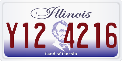 IL license plate Y124216